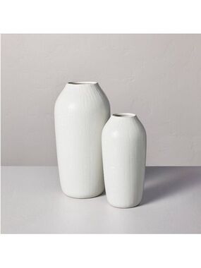 Hearth & Hand 9” H  Matte Textured Ceramic Vase ( Smallest one pictured)
